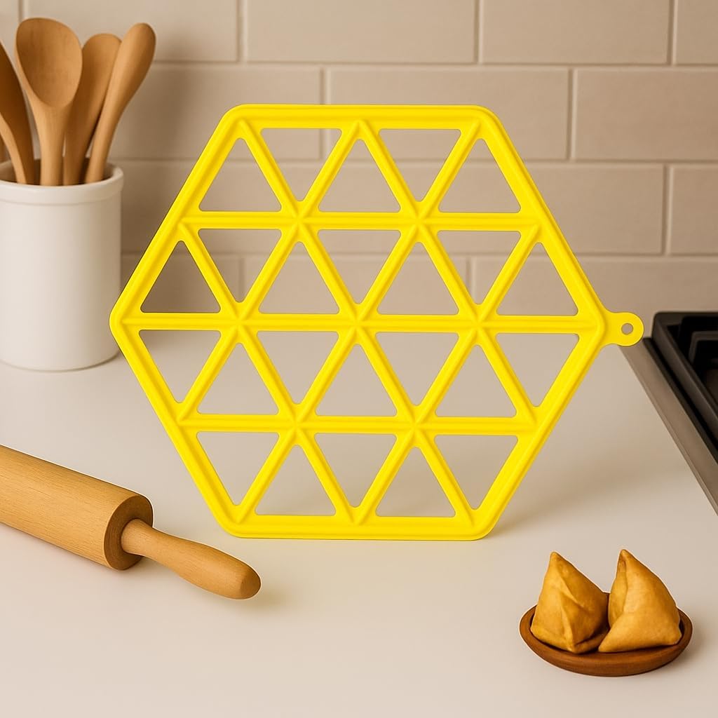 Samosa Maker Tray (Makes 24 Mini Samosas) - Quick & Easy Samosa Mould