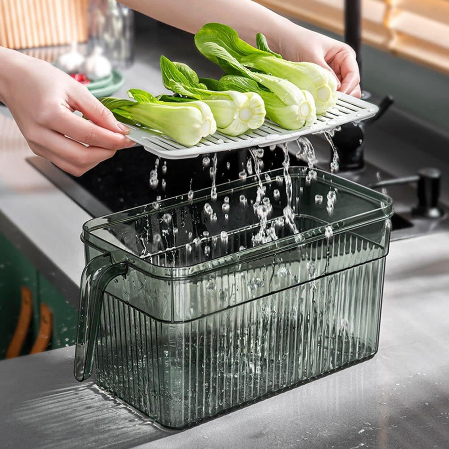 Kitchen Storage Basket (Buy 3 Get 3 Free)பல்நோக்கு சமையலறை சேமிப்பு கூடை