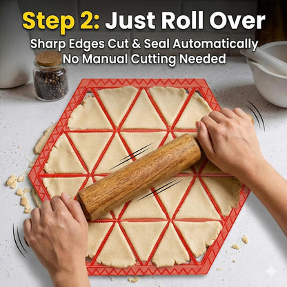 Samosa Maker Tray (Makes 24 Mini Samosas) - Quick & Easy Samosa Mould