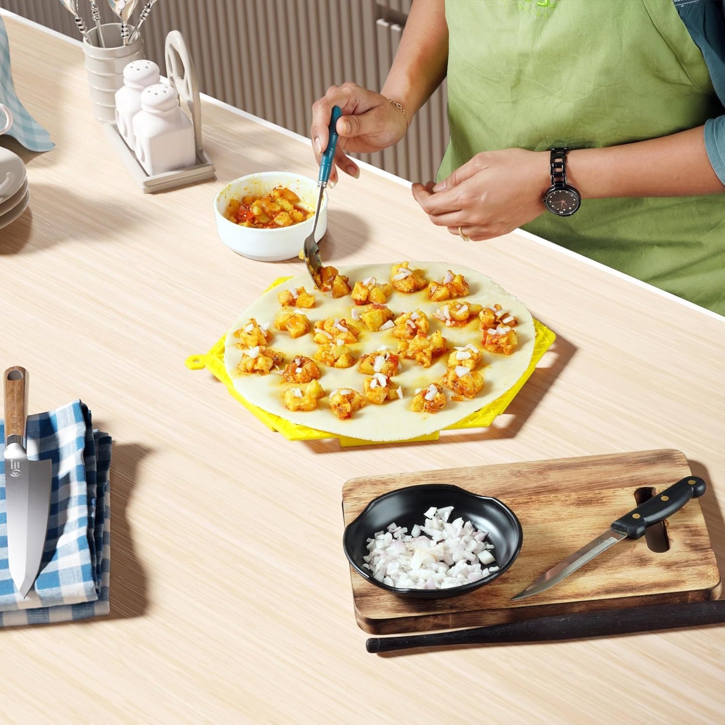 Samosa Maker Tray (Makes 24 Mini Samosas) - Quick & Easy Samosa Mould