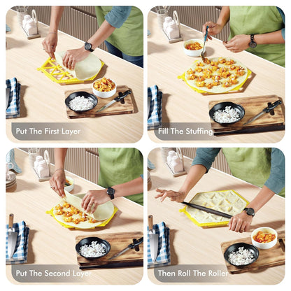 Samosa Maker Tray (Makes 24 Mini Samosas) - Quick & Easy Samosa Mould