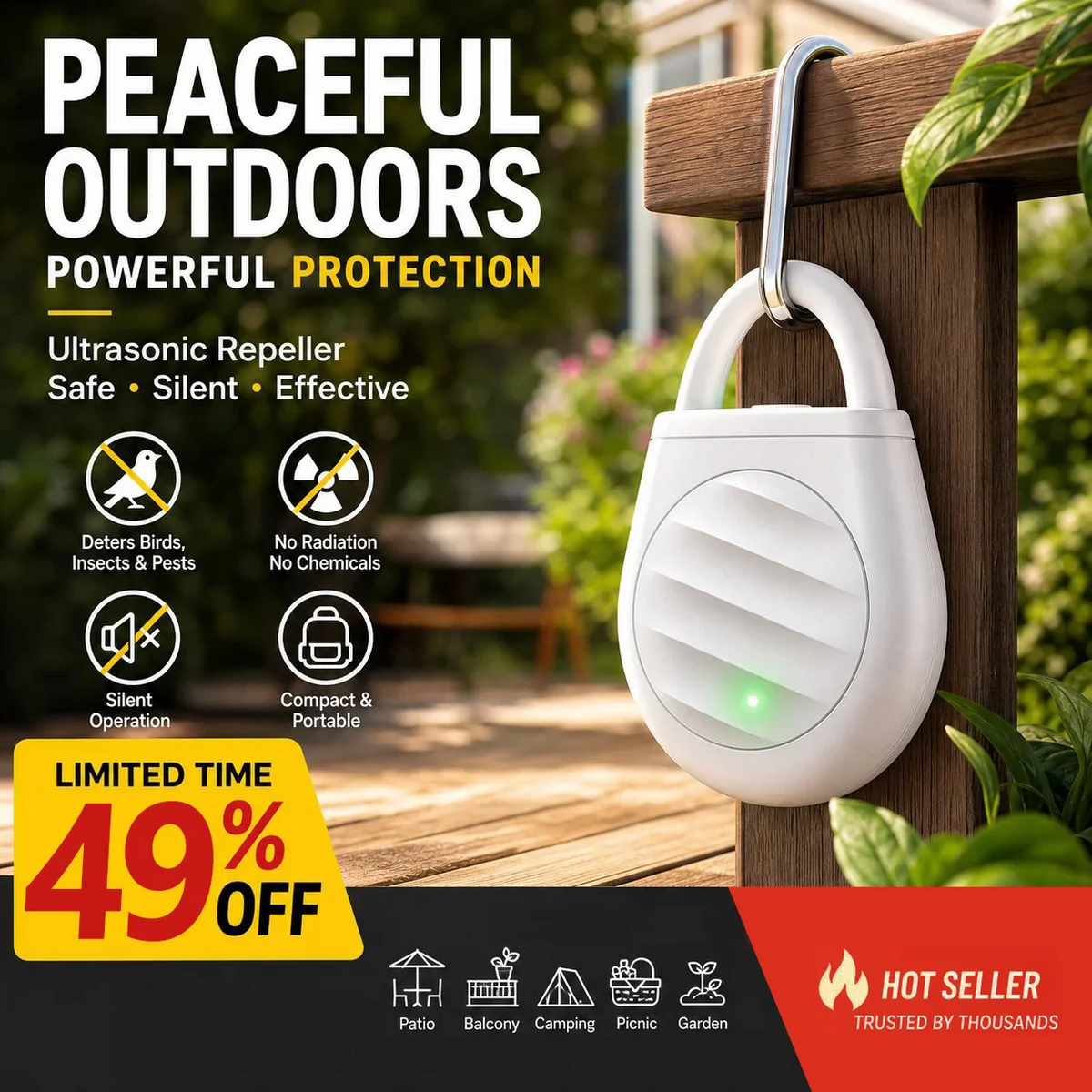 Portable Ultrasonic Repellent Device