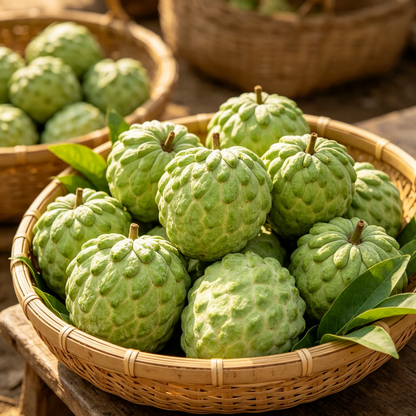 Thai Sugar Apple Seeds Growing Kit 🌱 Buy 1 Get 1 Free