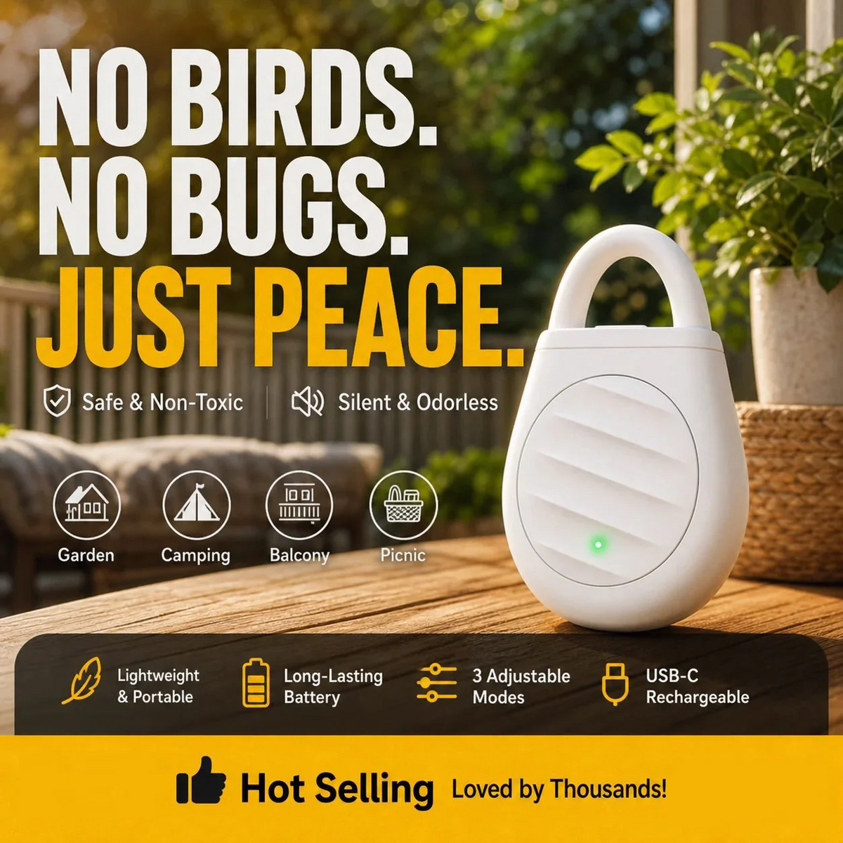 Portable Ultrasonic Repellent Device